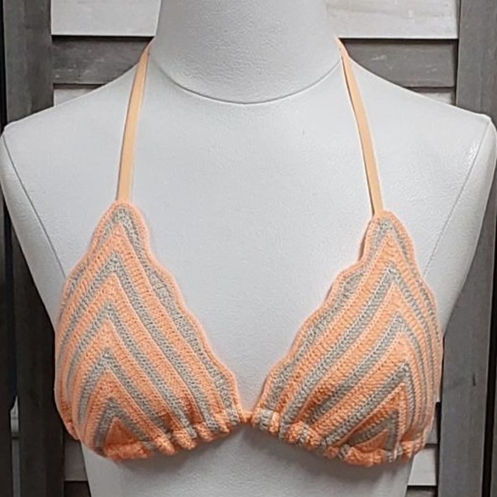 Women's Crochet Triangle Bikini Top | Wild Fable | Small (4/6)